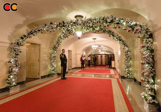 عکس: سال نو در کاخ سفید با تزیینات ایرانی