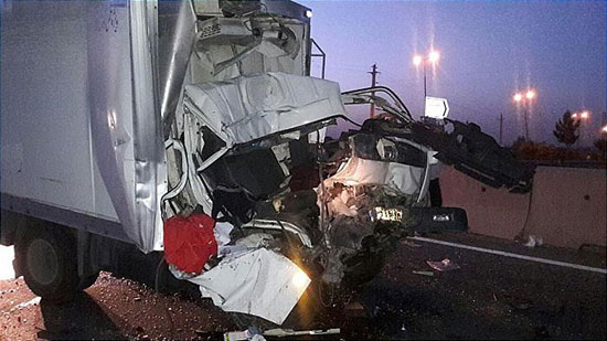 تصادف مرگبار کامیونت با تانکر آب در جاده ورامین