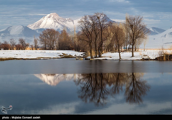 طبیعت زیبای زمستان در ارومیه