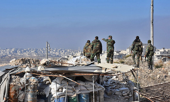 حلب در دست ارتش سوریه