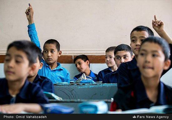 مدارس مهاجران افغان در تهران +عکس