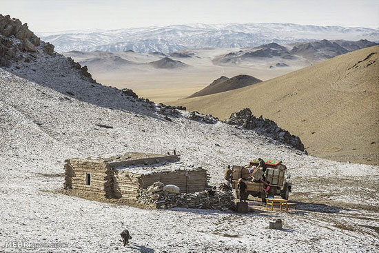 کوچ بهاری در سرمای زیر 40 درجه‎