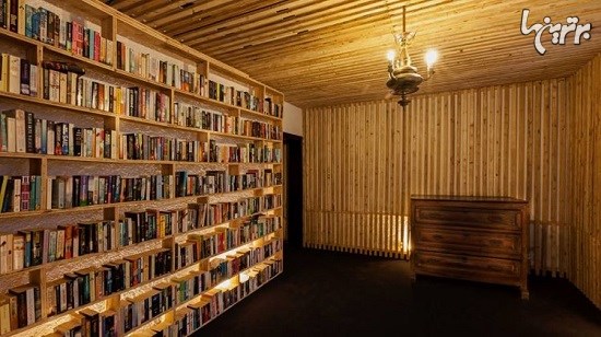 هتلی که بیش از ۵۰ هزار جلد کتاب دارد