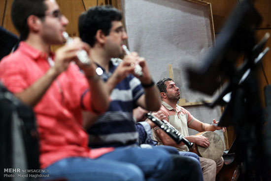 عکس: تمرین ارکستر ملی ایران
