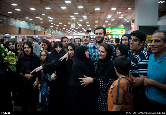 عکس: استقبال از شمشیر باز ایرانی در تهران