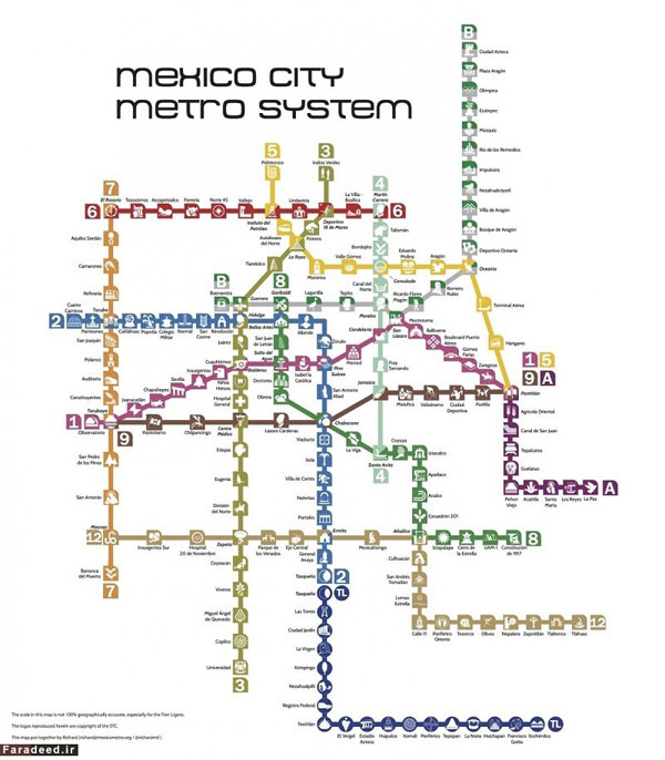 نقشه مترو یا نقشه گنج؟! +عکس