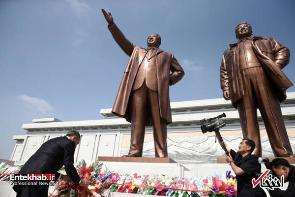 ادای احترام لاوروف به رهبران فقید کره شمالی