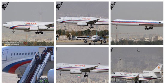سفر چند ساعته «پوتین» به تهران با 5 هواپیما