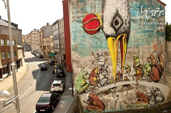 نقاشی های خیابانی زیبا و خلاقانه (3)