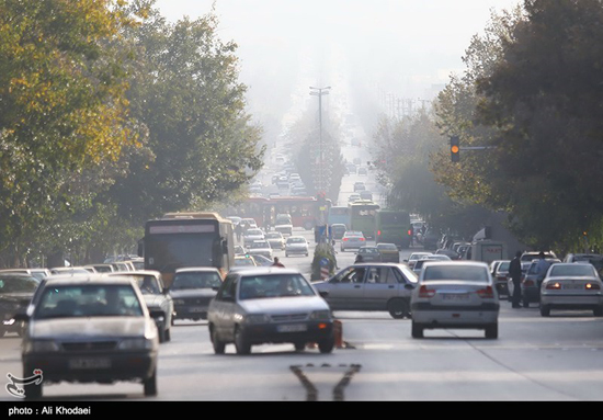 وارونگی هوا در اصفهان