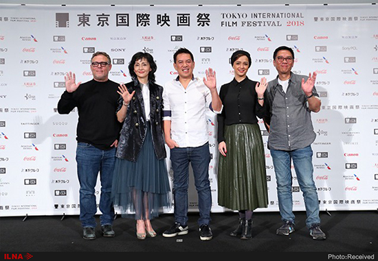 ترانه علیدوستی در جمع داوران جشنواره توکیو