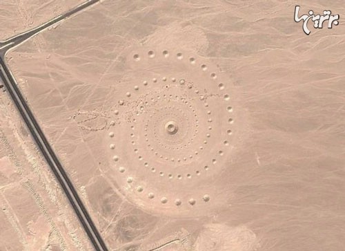 مارپیچ اسرارآمیز مصری در Google Maps