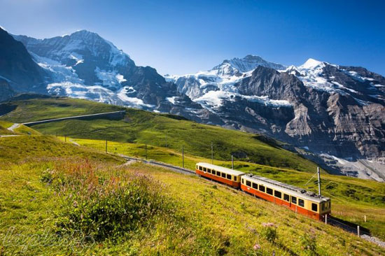 راه آهن Jungfrau: معجزه مهندسی +عکس
