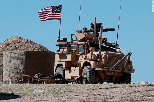 خروج نظامیان آمریکایی از یک پایگاه دیگر در سوریه