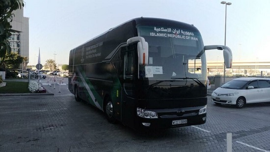 رونمایی از اتوبوس تیم ملی در جام ملت‌ها
