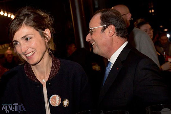 رئیس‌جمهور سابق فرانسه با همسر جدیدش