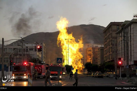 عکس: انفجار مهیب در شهران