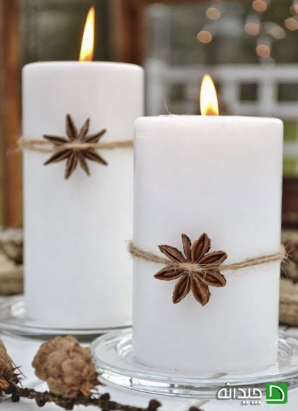 شمع های رمانتیک را اینطوری درست کنید