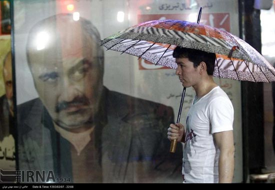 تصاویری متفاوت از تهران در شب گذشته