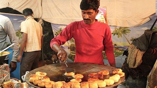 بمبئی و غذاهای خیابانی‌اش