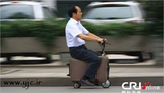 چمدان سواری! +عکس