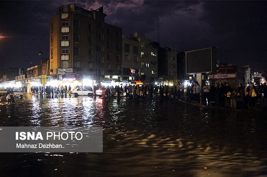 بارانِ سیل‌آسای آبان‌ماه، ایران را خیس کرد