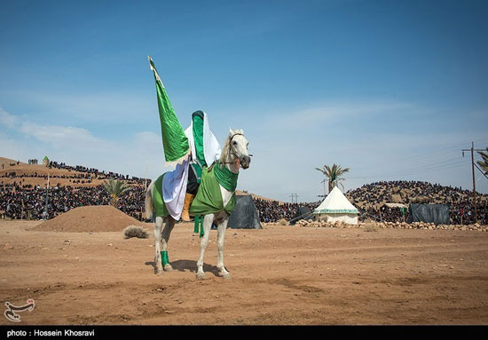 بزرگترین تعزیه میدانی کشور در صحرا رود فسا - شیراز