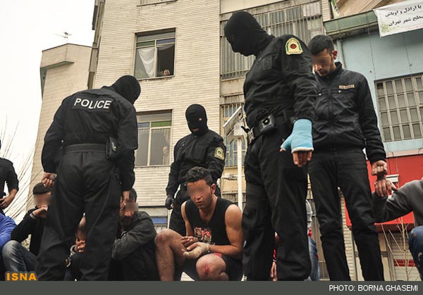 گزارش تصویری: بازداشت اراذل شرق تهران