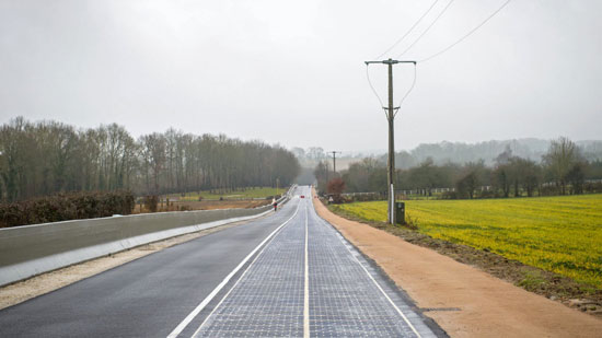 نخستین جاده خورشیدی در فرانسه افتتاح شد
