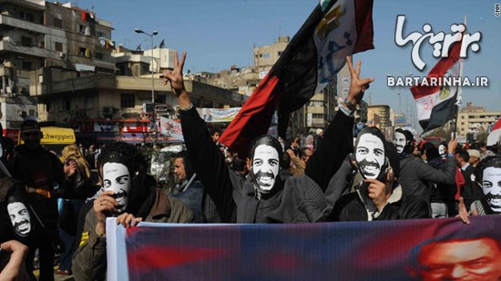 تصاویر برتر اولين سالگرد انقلاب مصر