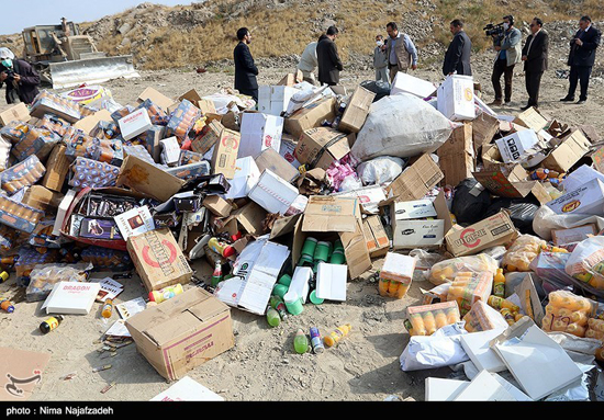 امحا کالاهای قاچاق در مشهد