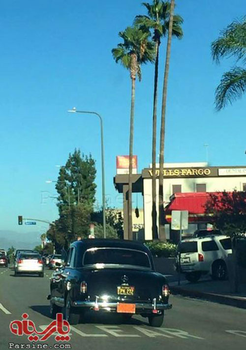 عکس: تاکسی با پلاک اصفهان در کالیفرنیا!