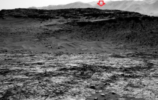 شکار بیگانه فضایی در تصویری از مریخ