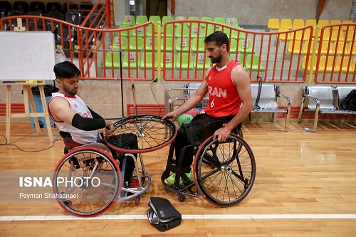 اردوی تیم ملی بسکتبال با ویلچر در نصف جهان
