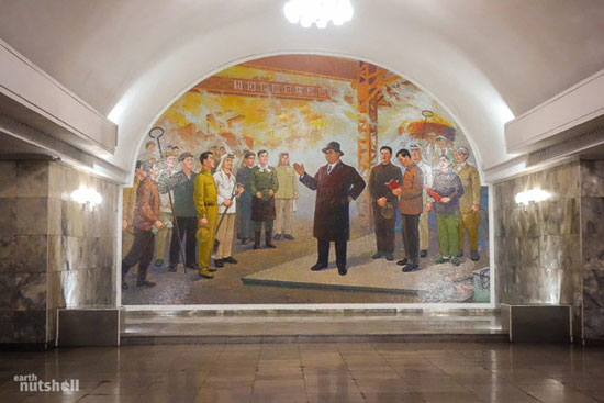 سفری هیجان انگیز به متروی پیونگ یانگ