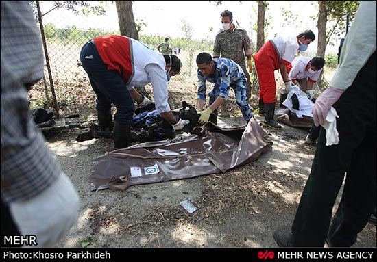 عکس: سقوط مرگبار هواپیما در تهران