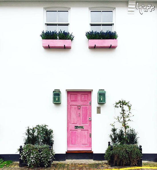 زیباترین و جذاب‌ترین در‌های ورودی خانه‌ها در لندن