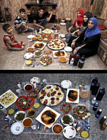 سفره های افطار مسلمانان سراسر دنیا +عکس