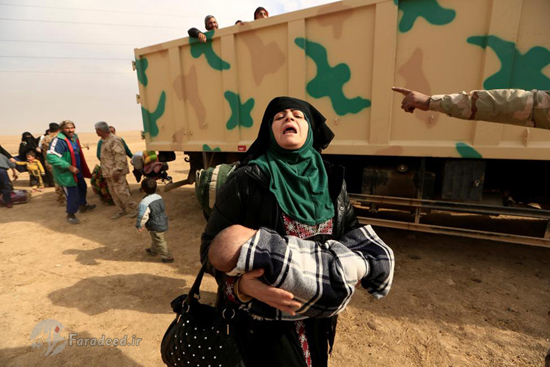 تصاویری دردناک از نبرد موصل
