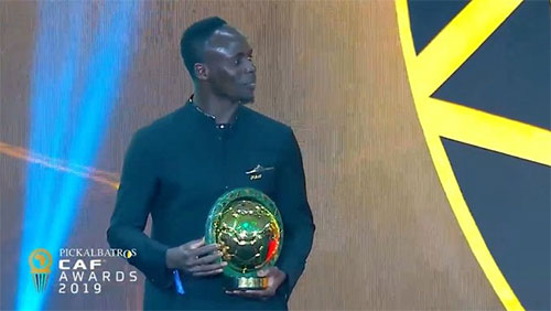 مانه، بهترین بازیکن سال آفریقا شد