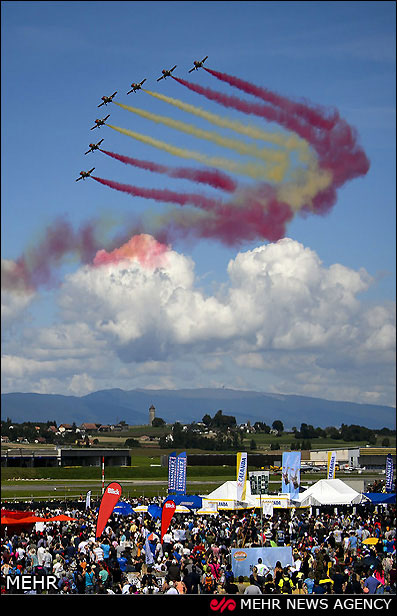 جشنواره نمایش‌های هوایی در سوئیس‎