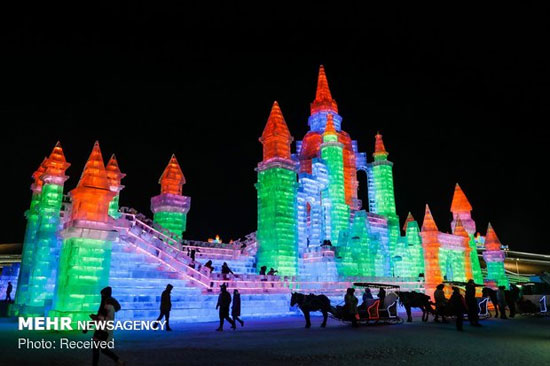 جشنواره‌ی برف و یخ «هاربین» در چین