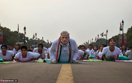 آقای نخست‌ وزیر، تمرین‌ دهنده یوگا +عکس