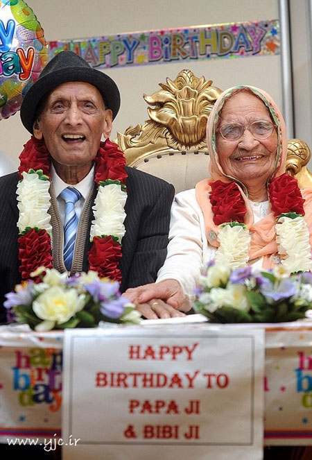 90 سال زندگیِ زوج خوشبخت +عکس