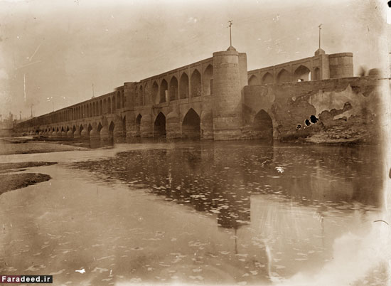 عکس: زاینده رود پرآب در عصر قاجار