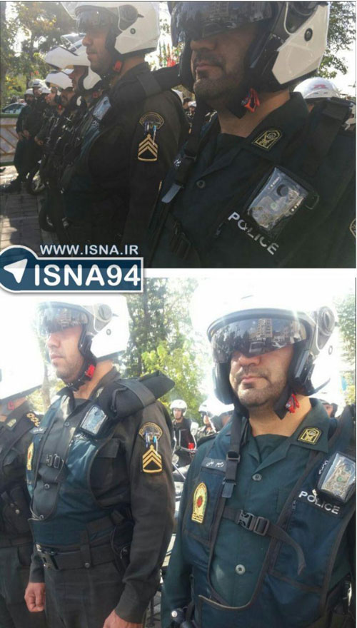 لباس‌های دوربین‌دار ماموران پلیس
