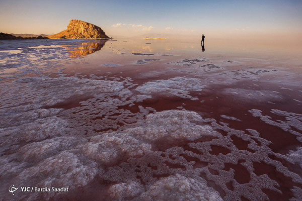 زیبایی‌های دریاچه ارومیه از دریچه قاب دوربین
