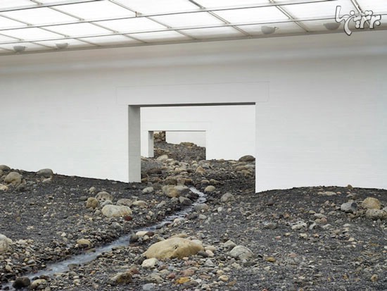 جویبار مصنوعی در موزه مدرن دانمارک +عکس