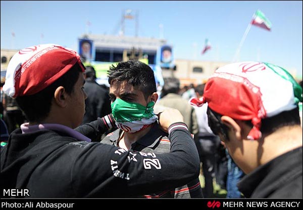 گزارش تصویری: سفر احمدی نژاد به تبریز