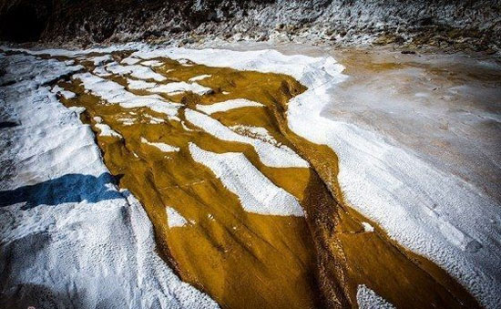 زیبایی های کوه های نمک بوشهر +عکس